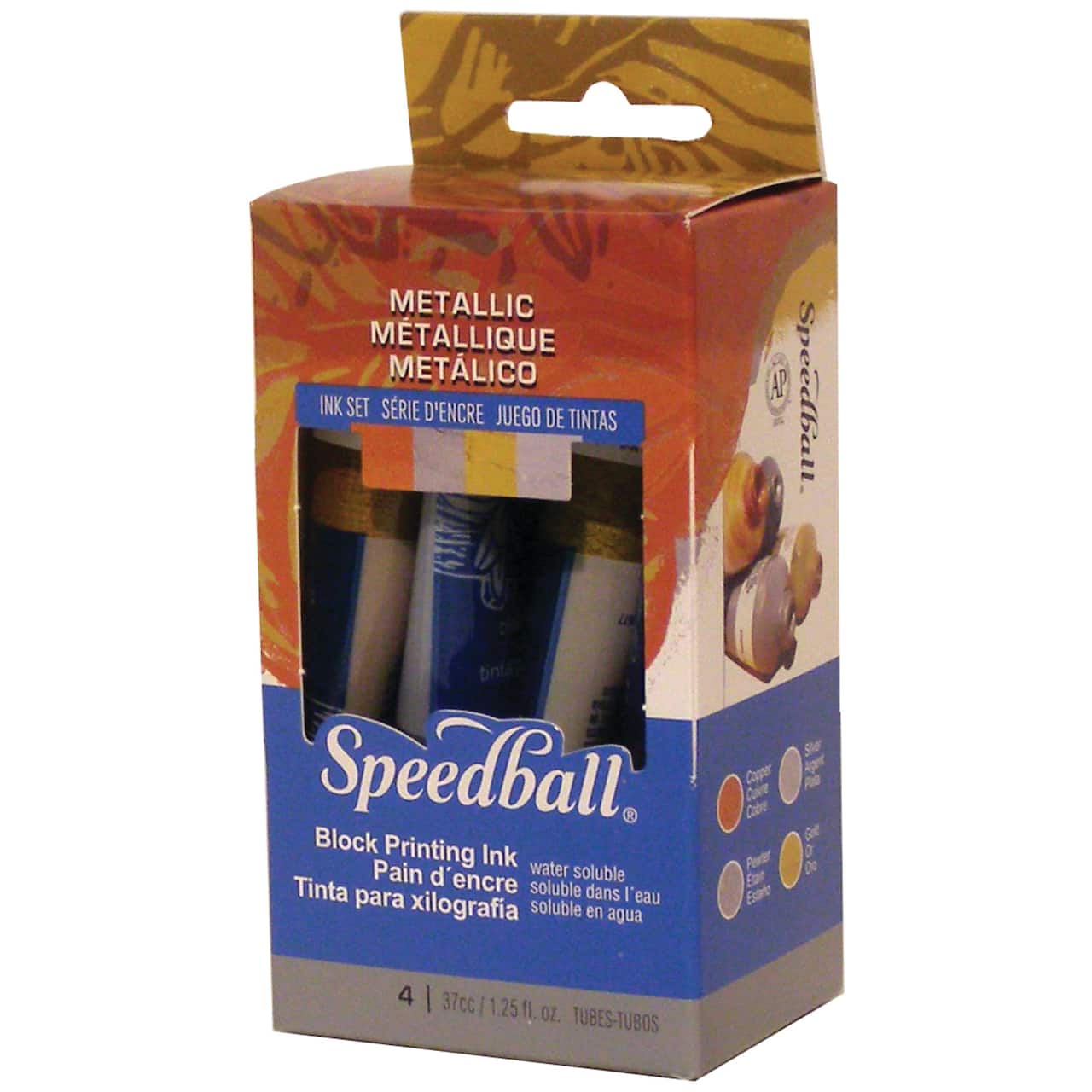 Speedball&#xAE; Metallic Block Printing Ink Set